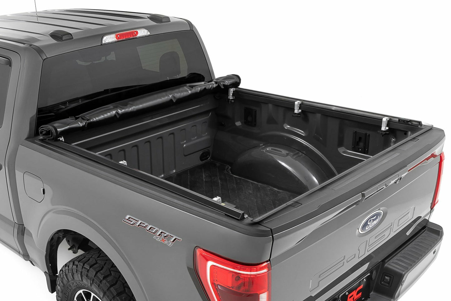 Fits Ford F-150/Raptor(15-24) Soft Roll Up Bed Cover 5'7" Bed 42220550