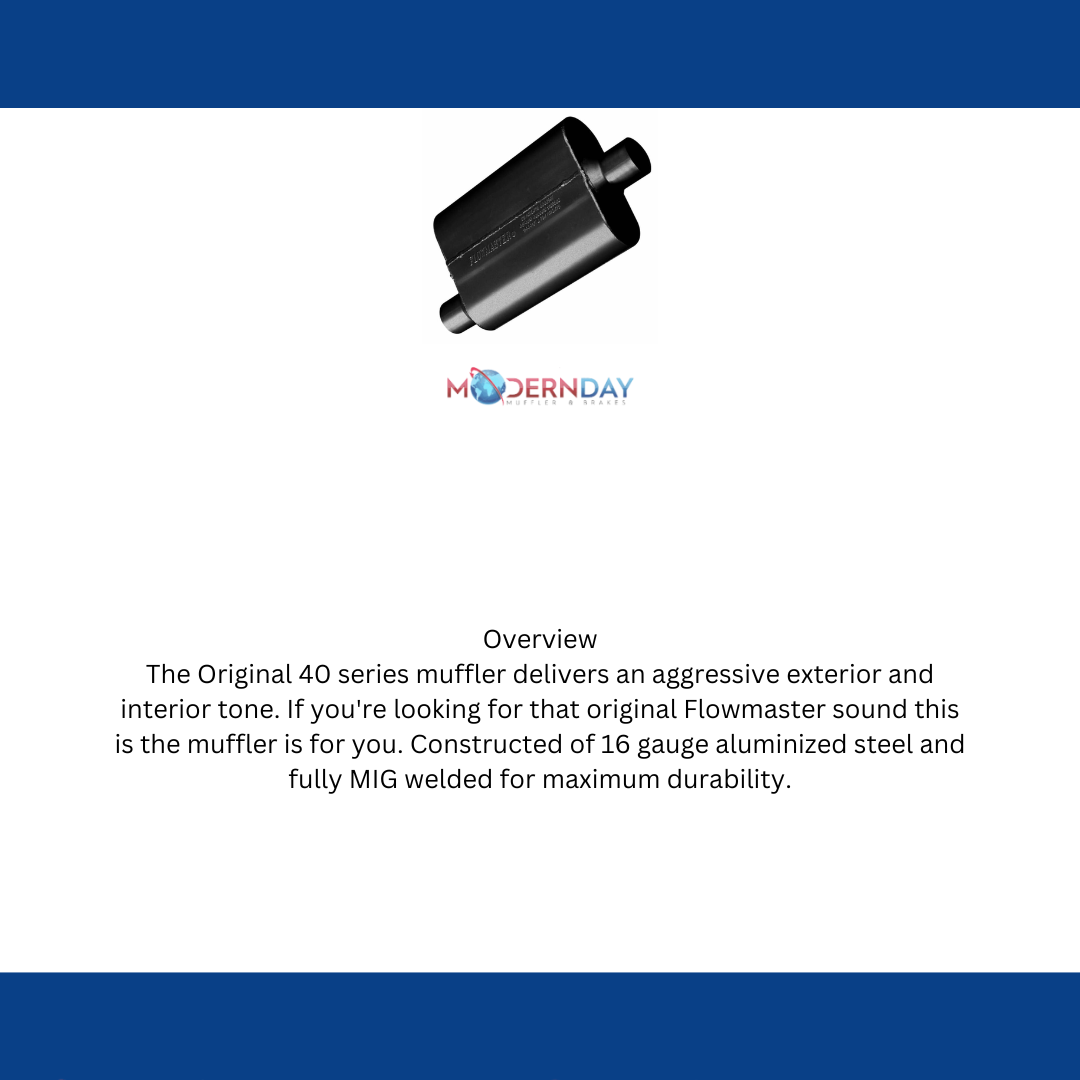 Flowmaster 40 Series Chambered Muffler 42441