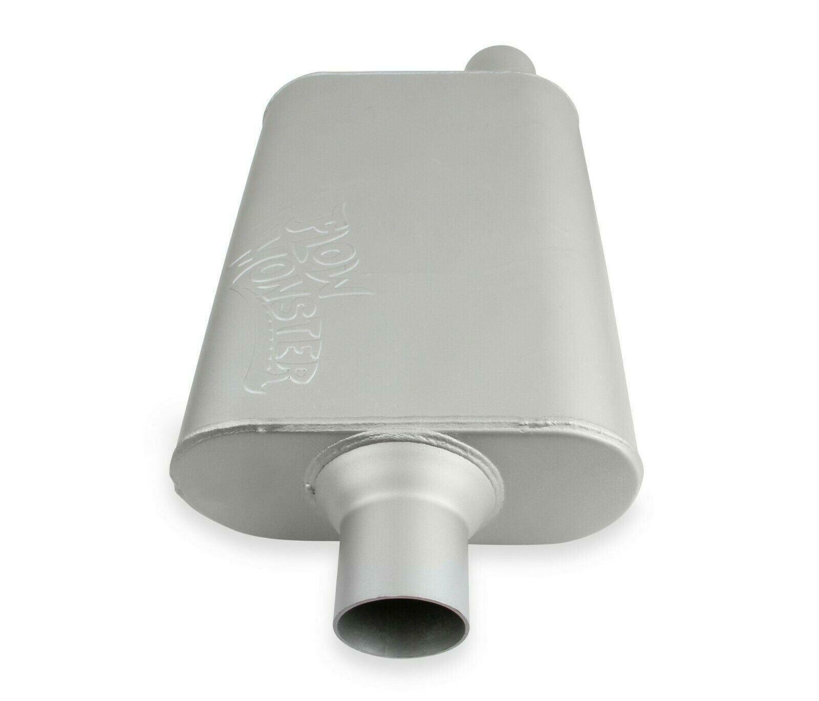 Flowmonster 2-Chamber Muffler 42441-FM 2.25 Offset Inlet/2.25 Center Outlet - Performance Mufflers Car Part People