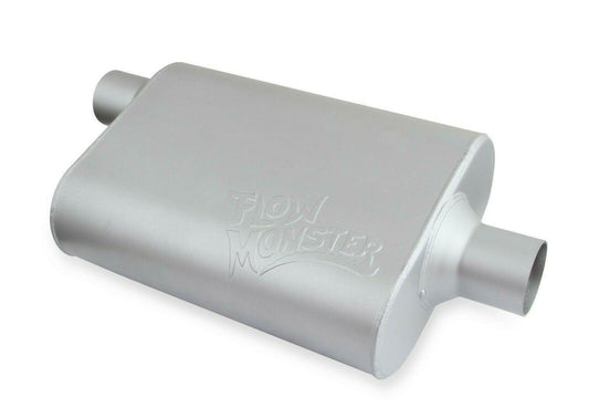 Flowmonster 2-Chamber Muffler 42441-FM 2.25 Offset Inlet/2.25 Center Outlet - Performance Mufflers Car Part People