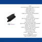 Flowmaster 42443 - 40 Series Chambered Muffler - 2.25 Offset In / 2.25 Offset Out - Aggressive Sound