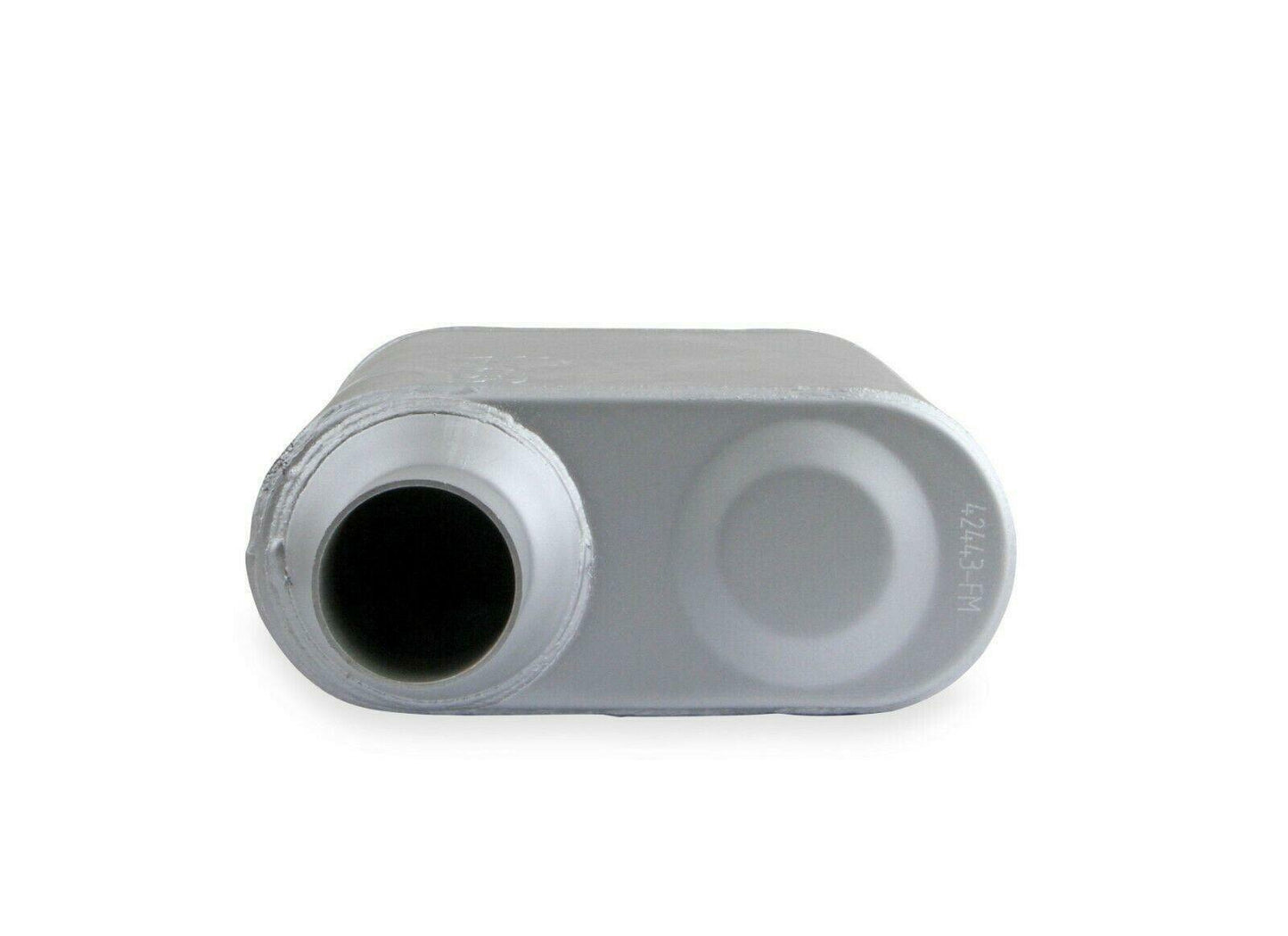 Flowmonster 2-Chamber Muffler 42443-FM 2.25 Offset Inlet/2.25 Offset Outlet - Performance Mufflers Car Part People