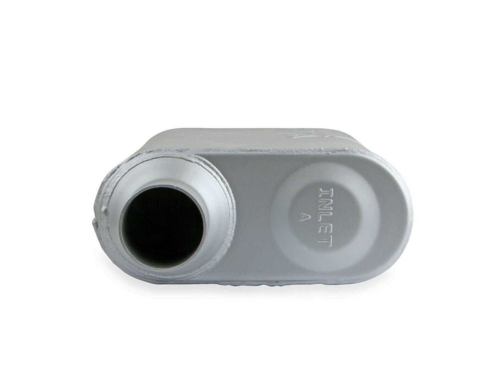 Flowmonster 2-Chamber Muffler 42443-FM 2.25 Offset Inlet/2.25 Offset Outlet - Performance Mufflers Car Part People
