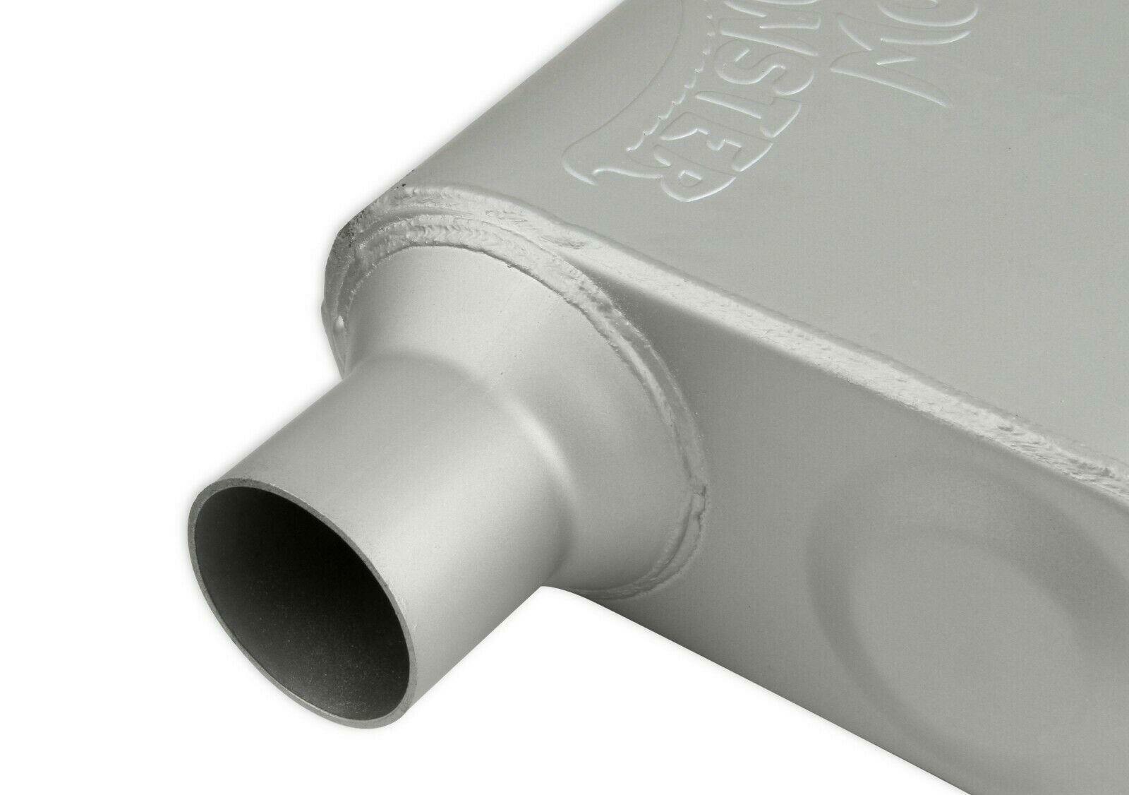 Flowmonster 2-Chamber Muffler 42443-FM 2.25 Offset Inlet/2.25 Offset Outlet - Performance Mufflers Car Part People