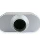 FlowMonster 42510-FM 1-Chamber Muffler Center In/Center Out: 2.500 in - Performance Mufflers Car Part People