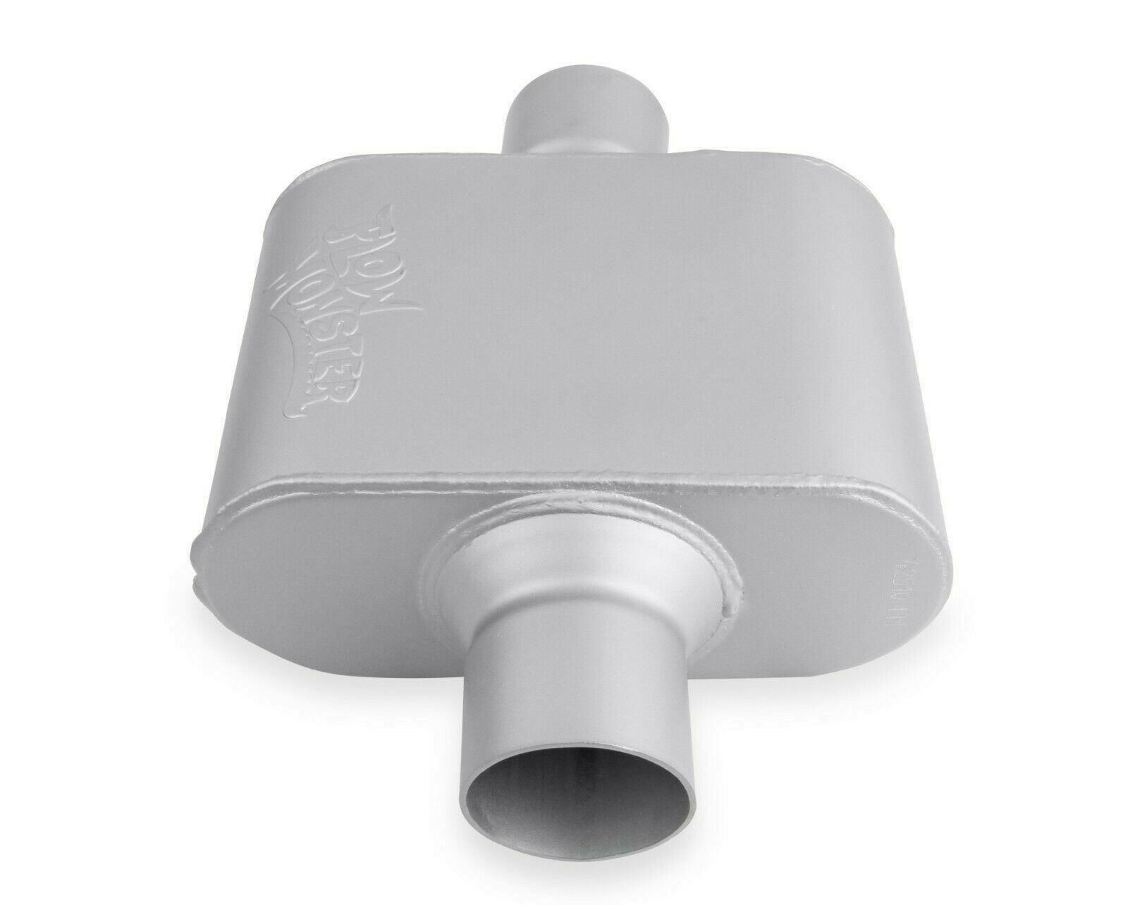 FlowMonster 42510-FM 1-Chamber Muffler Center In/Center Out: 2.500 in - Performance Mufflers Car Part People
