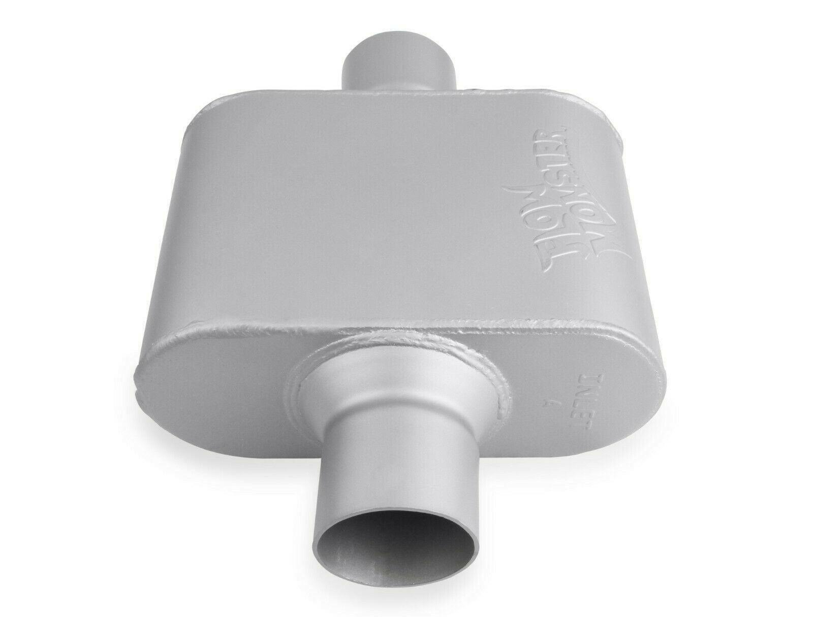 FlowMonster 42510-FM 1-Chamber Muffler Center In/Center Out: 2.500 in - Performance Mufflers Car Part People