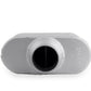 FlowMonster 42510-FM 1-Chamber Muffler Center In/Center Out: 2.500 in - Performance Mufflers Car Part People