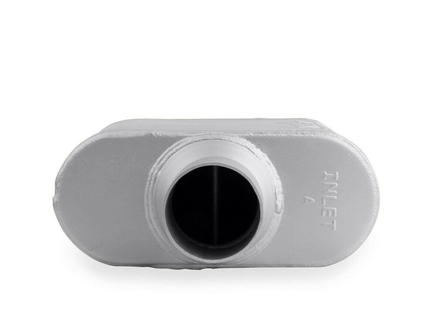 FlowMonster 42510-FM 1-Chamber Muffler Center In/Center Out: 2.500 in - Performance Mufflers Car Part People