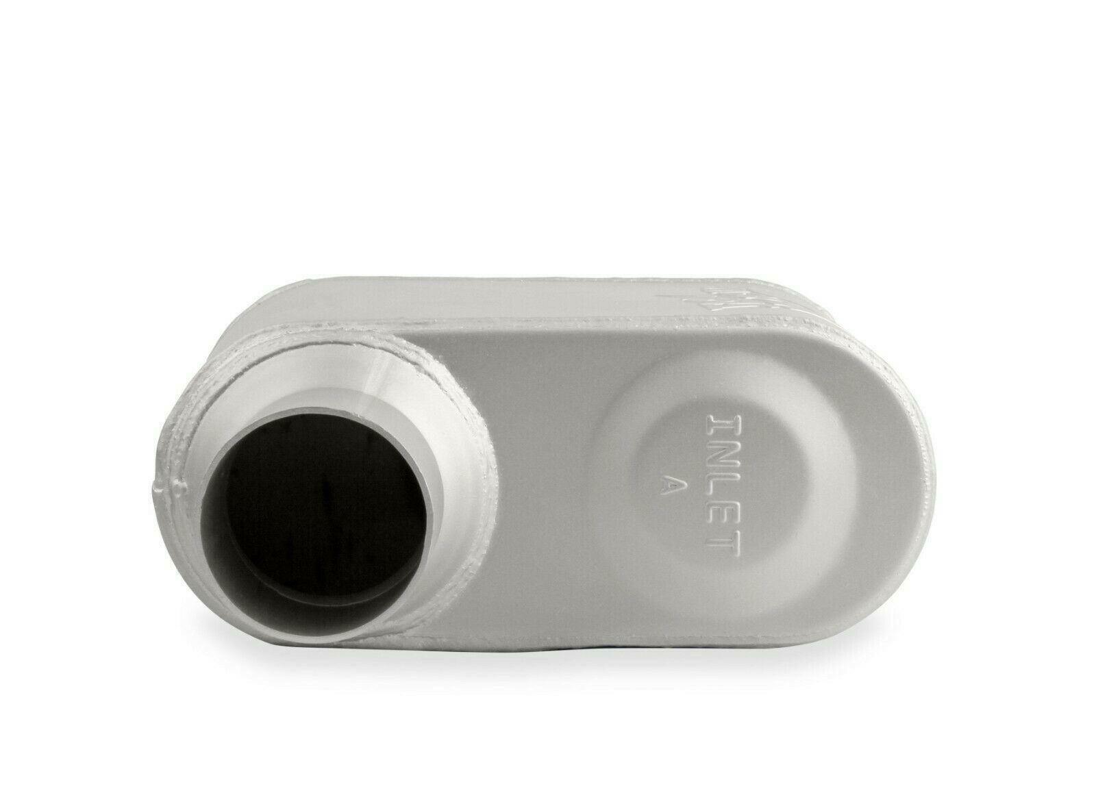 Flowmonster 1-Chamber Muffler 42513-FM 2.50 Offset Inlet / 2.50 Offset Outlet - Performance Mufflers Car Part People