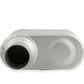 Flowmonster 1-Chamber Muffler 42513-FM 2.50 Offset Inlet / 2.50 Offset Outlet - Performance Mufflers Car Part People
