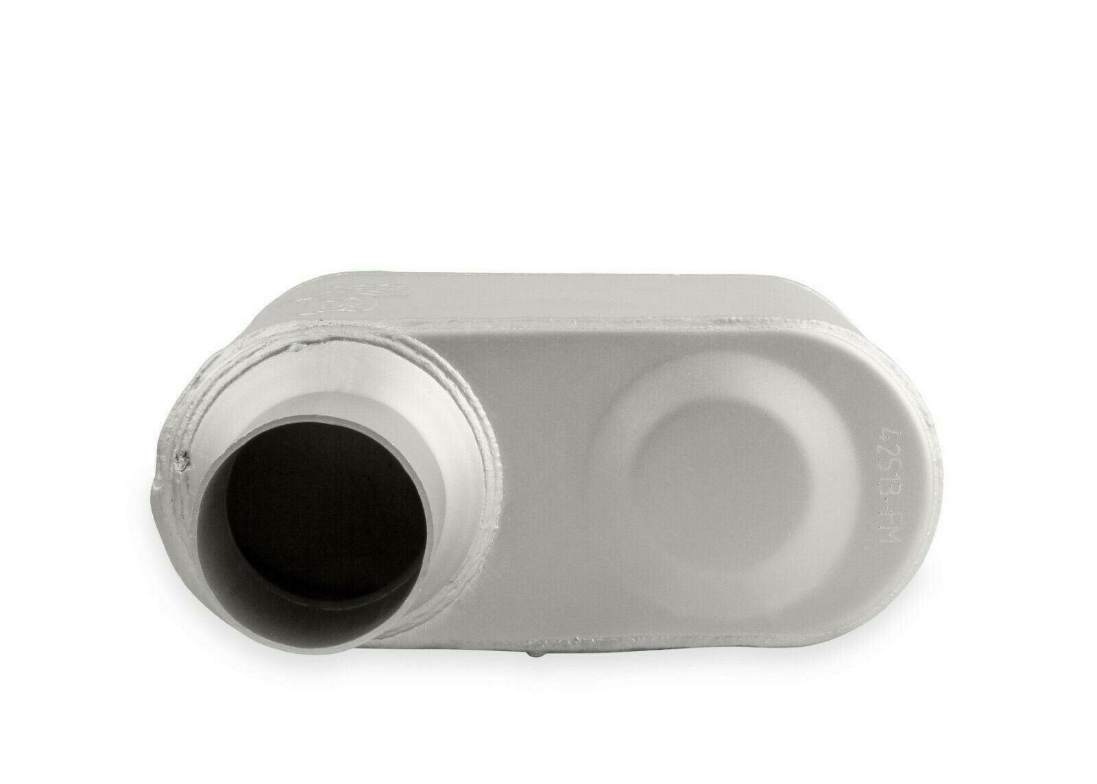 Flowmonster 1-Chamber Muffler 42513-FM 2.50 Offset Inlet / 2.50 Offset Outlet - Performance Mufflers Car Part People