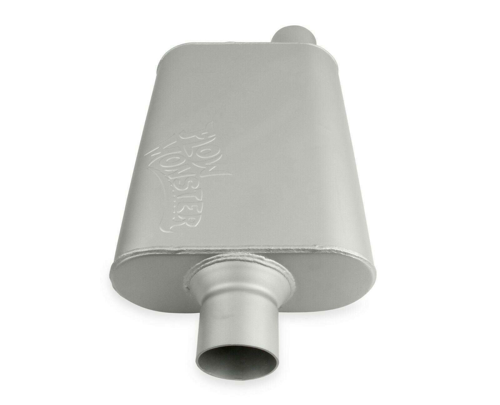 Flowmonster 2-Chamber Muffler 42541-FM 2 Chamber; 2.50 in. Offset Inlet/2.50 in. - Performance Mufflers Car Part People