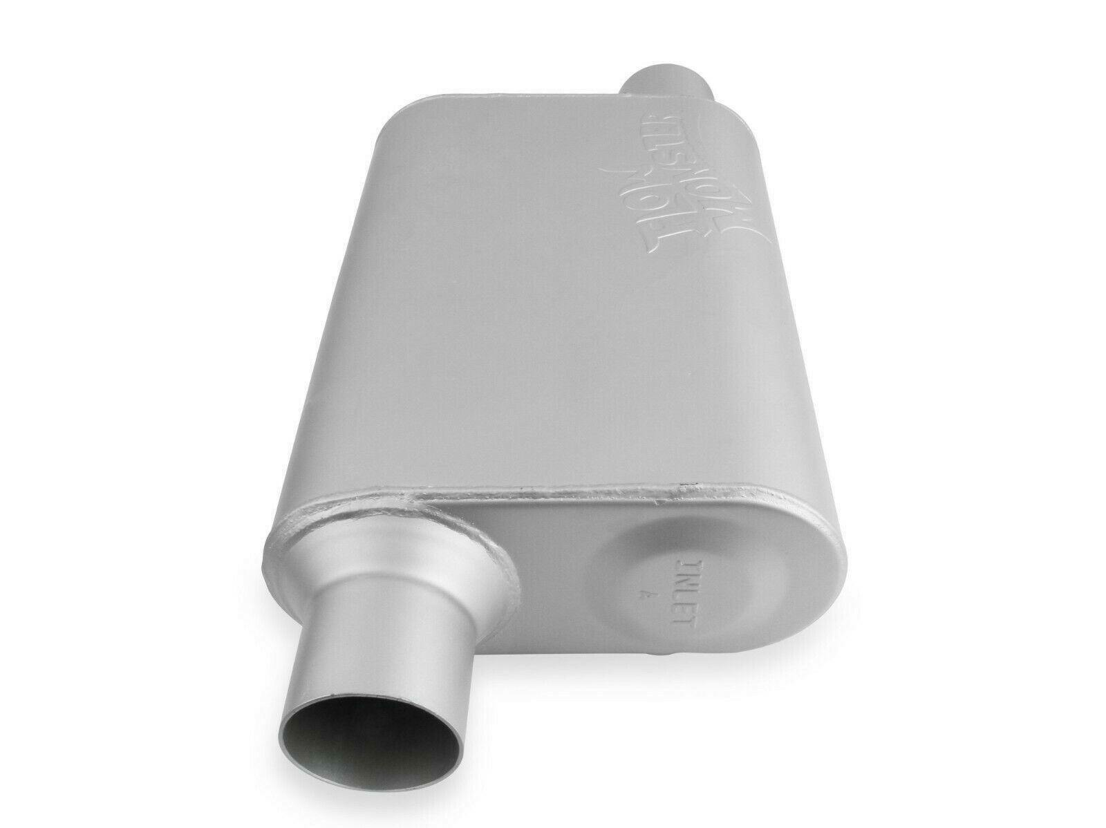 Flowmonster 2-Chamber Muffler 42543-FM 2.50 Offset Inlet / 2.50 Offset Outlet - Performance Mufflers Car Part People
