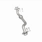 2004-2006 Toyota Sienna Direct-Fit Front Pipe Kit 107-0072