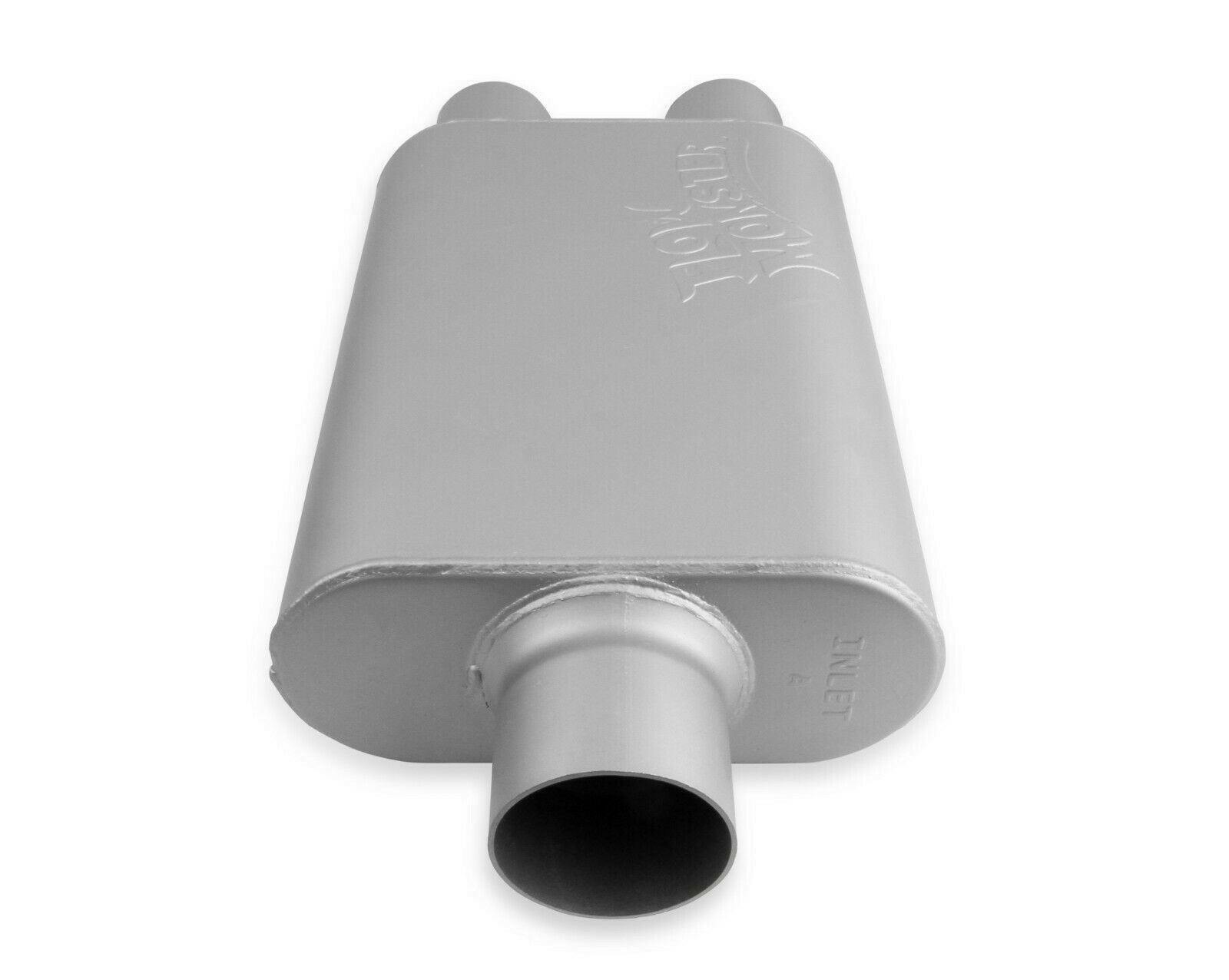 Flowmonster 2-Chamber Muffler 430402-FM 3.00 Center Inlet / 2.50 Dual Outlet - Performance Mufflers Car Part People