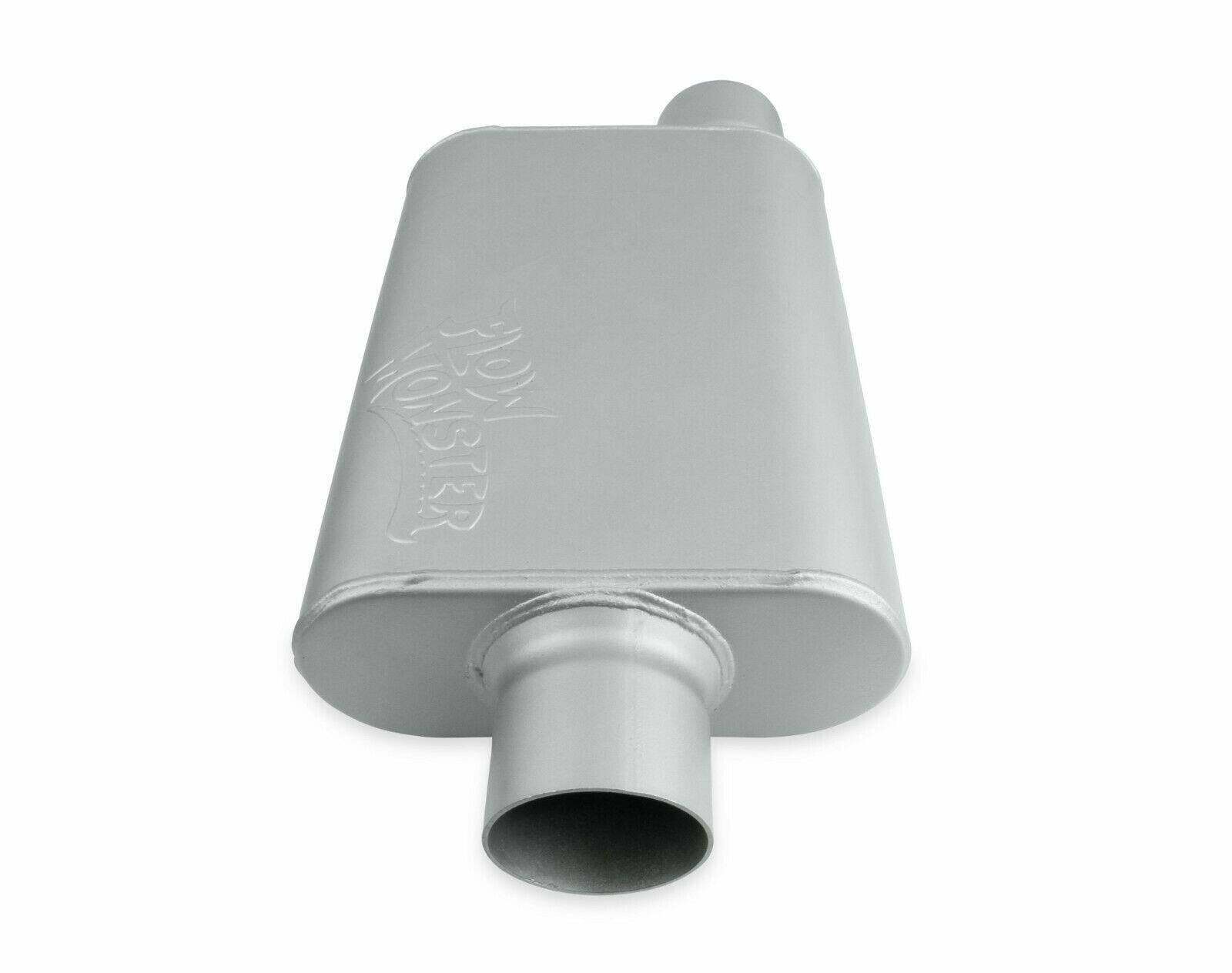 Flowmonster 2-Chamber Muffler 43041-FM 3.00 OFFSET IN / 3.00 CENTER OUT - Performance Mufflers Car Part People
