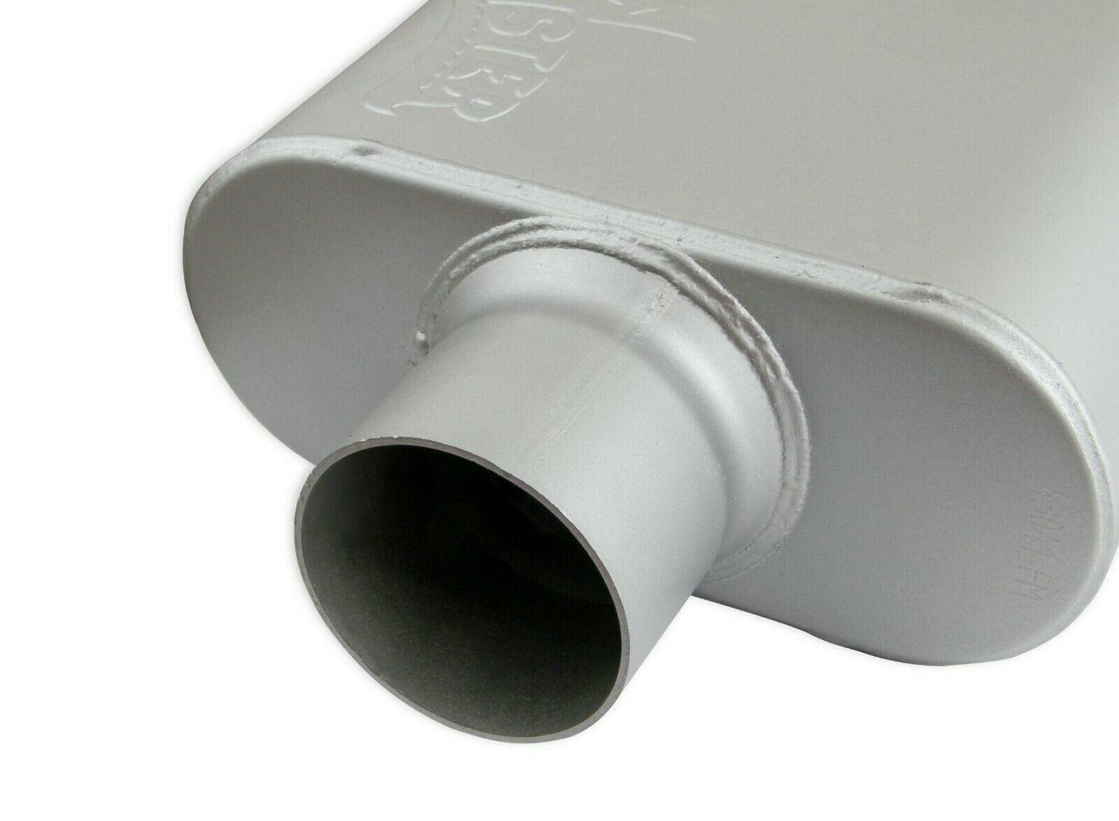 Flowmonster 2-Chamber Muffler 43041-FM 3.00 OFFSET IN / 3.00 CENTER OUT - Performance Mufflers Car Part People