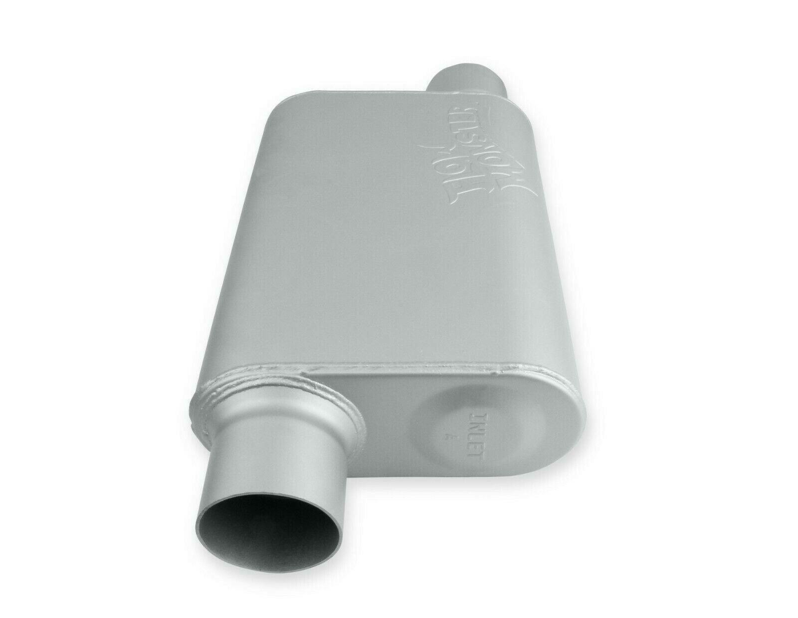 Flowmonster 2-Chamber Muffler 43043-FM 3.00 Offset Inlet / 3.00 Offset Outlet - Performance Mufflers Car Part People