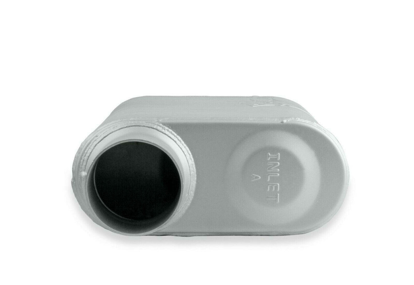 Flowmonster 2-Chamber Muffler 43043-FM 3.00 Offset Inlet / 3.00 Offset Outlet - Performance Mufflers Car Part People