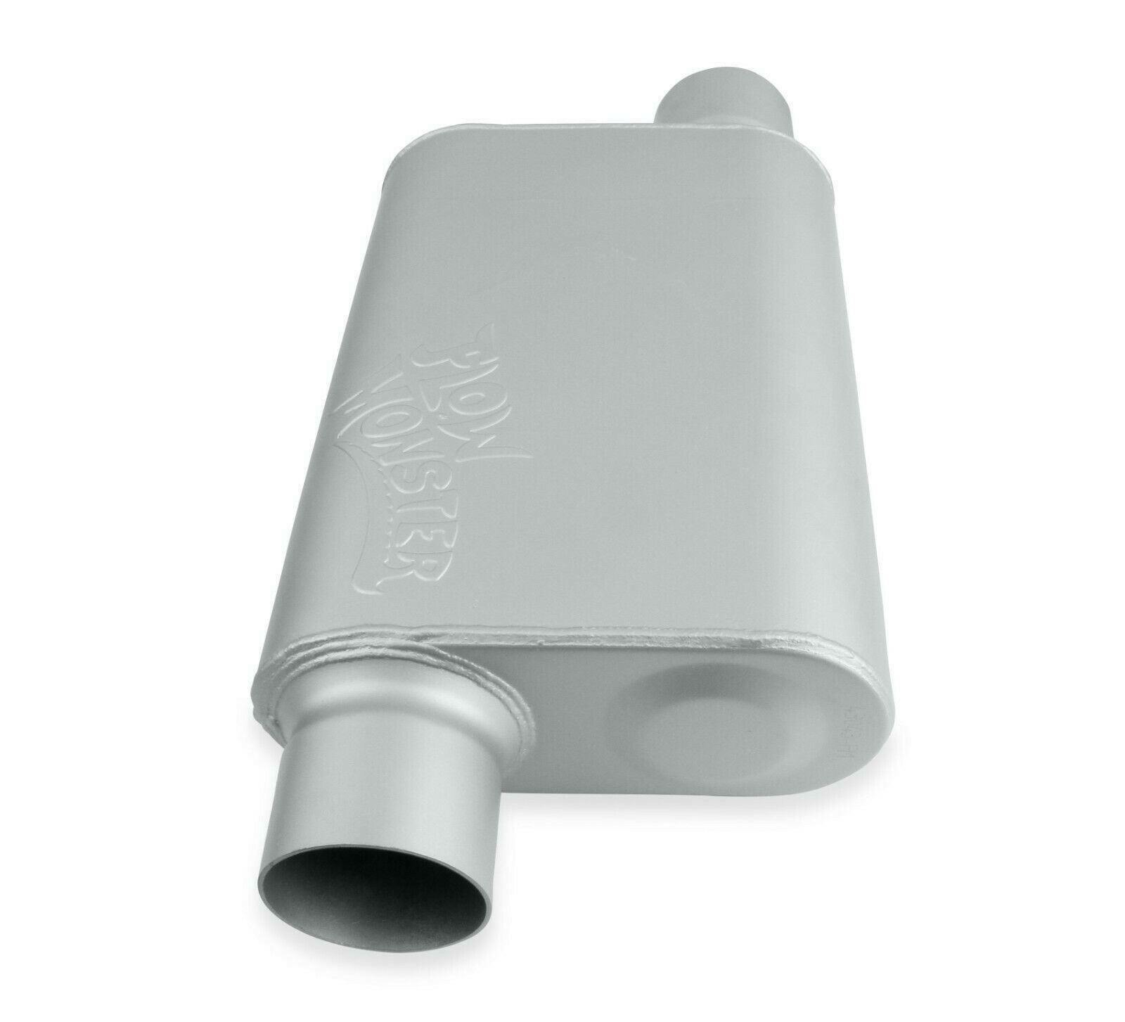 Flowmonster 2-Chamber Muffler 43043-FM 3.00 Offset Inlet / 3.00 Offset Outlet - Performance Mufflers Car Part People