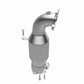 2014-2015 Regal 2 Underbody Direct-Fit Catalytic Converter 52892 Magnaflow