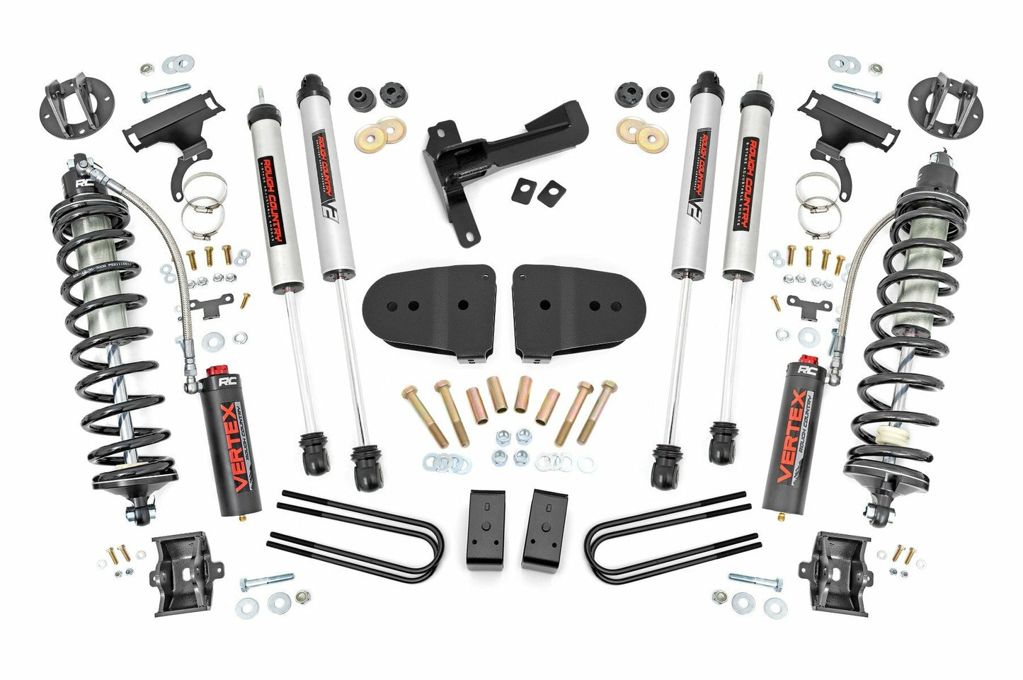 Fits Ford F-250 SD 4WD (23-24) 3" Coilover Conversion Lift Kit; Gas; 43658