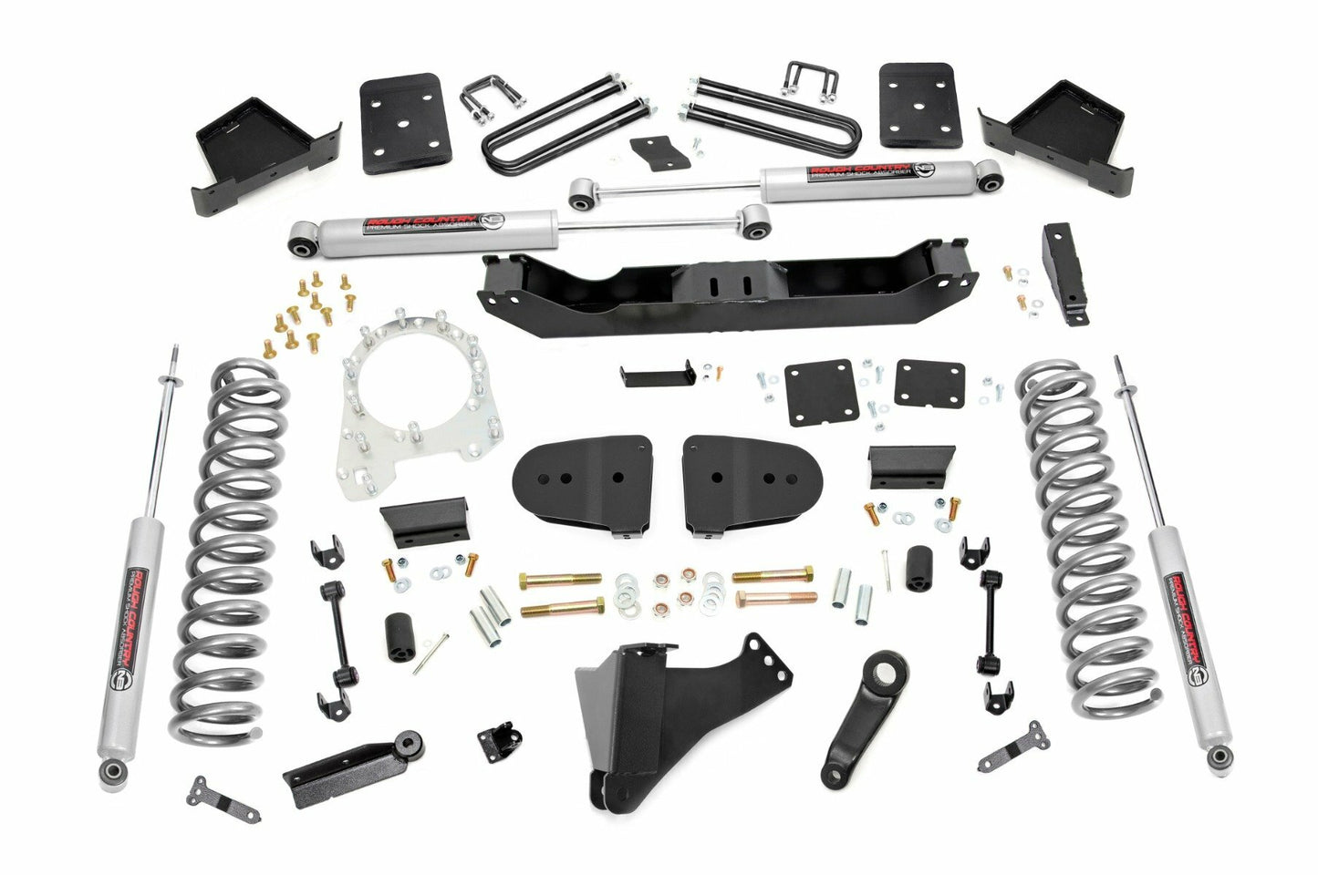 Fits Ford F-250/F-350 SD 4WD (2023) 6" Lift Kit; Diesel; No OVLD; 43730