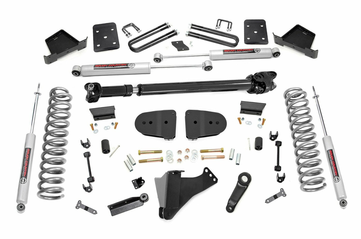 Fits Ford F-250/F-350 SD 4WD (2023) 6" Lift Kit; Diesel; No OVLD; 43731
