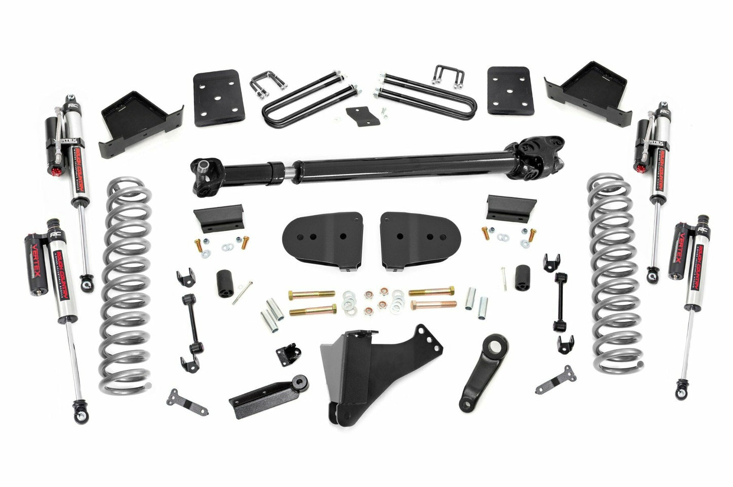 Fits Ford F-250/F-350 SD 4WD (23-24) 6" Lift; OVLD; D/S; Vertex; 43851