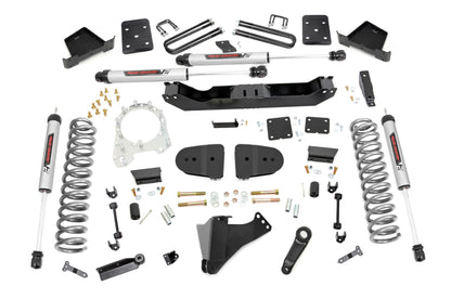 Fits Ford F-250/F-350 SD 4WD (2023) 6" Lift Kit; Diesel; OVLD; V2; 43870