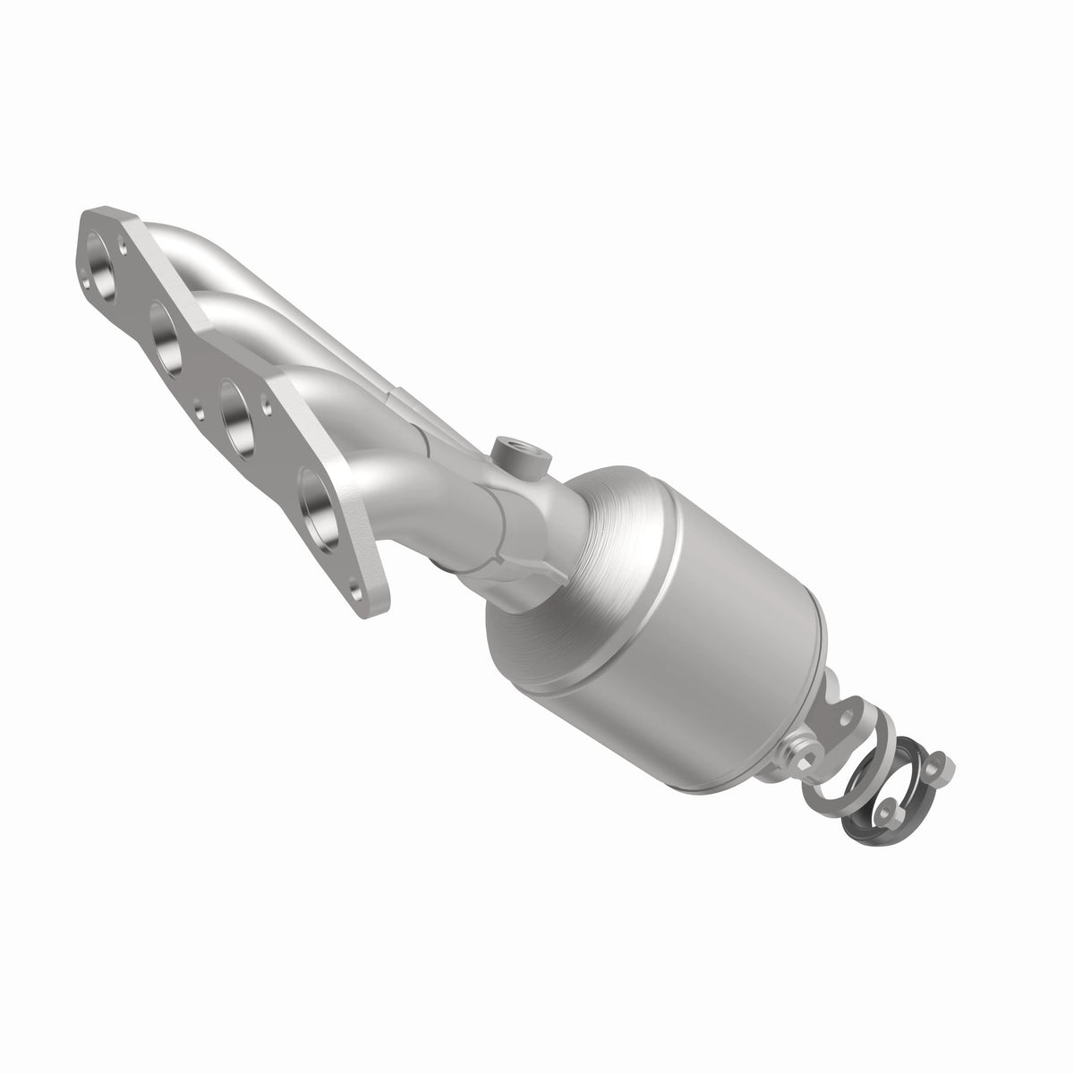 Catalytic Converter with Integrated Exhaust Manifold for HM Grade Federal / EPA Compliant Direct-Fit Manifold Catalytic