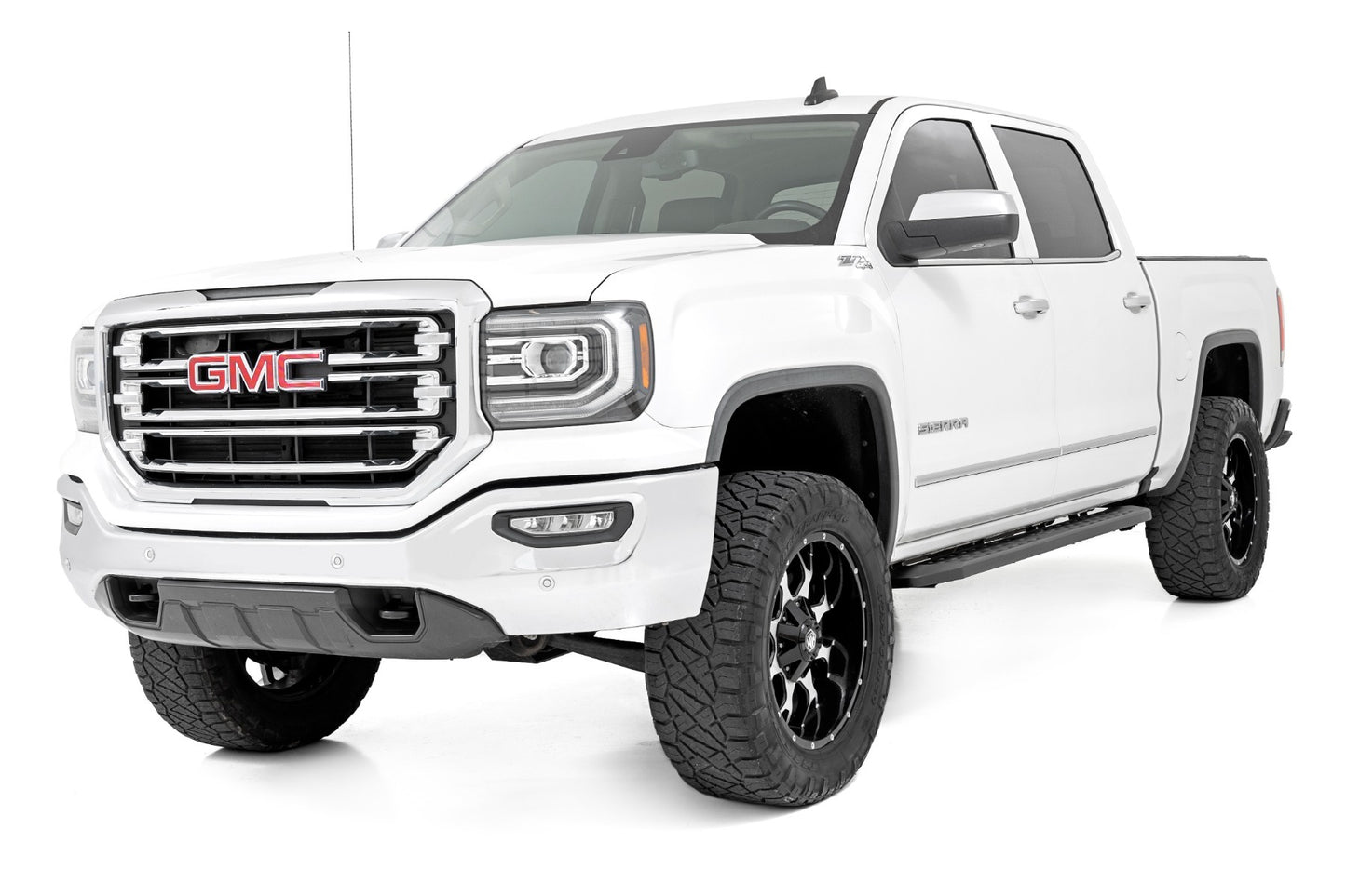 Fits Chevy 1500/2500HD/3500HD(07-18 &Classic) RPT2 Running Boards Crew Cab 44001