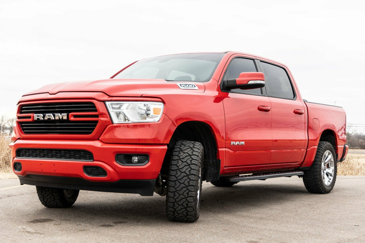 Fits Ram 1500 (19-25) RPT2 Running Boards; Crew Cab; Black; 44004
