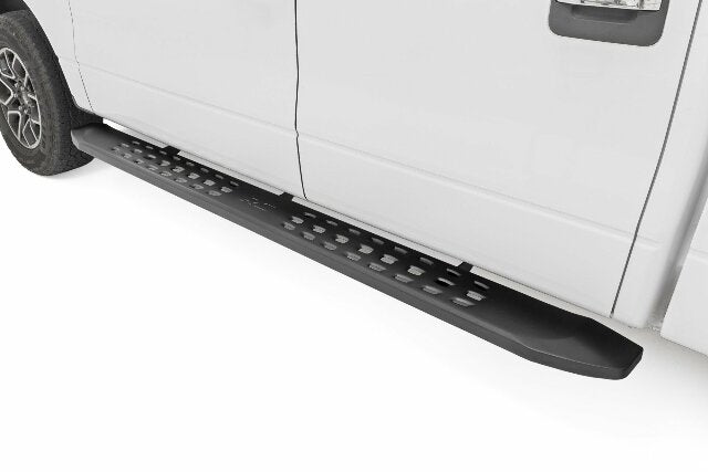 Fits Ford F-150 2WD/4WD (2009-2014) RPT2 Running Board; Crew Cab; Black; 44010