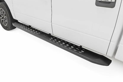 Fits Ford F-150 2WD/4WD (2009-2014) RPT2 Running Board; Crew Cab; Black; 44010