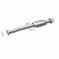 02-04 Tacoma 2.4L rear 50S Direct-Fit Catalytic Converter 441757 Magnaflow