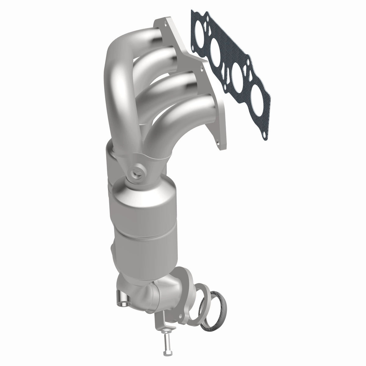 Catalytic Converter with Integrated Exhaust Manifold for HM Grade Federal / EPA Compliant Direct-Fit Manifold Catalytic
