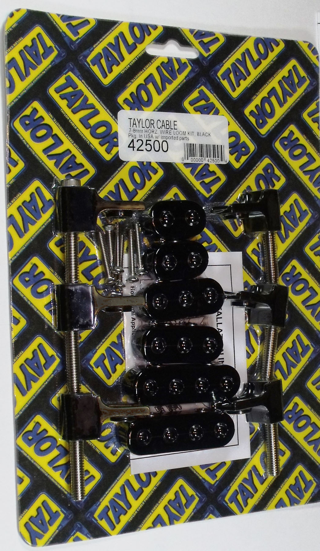Spark Plug Wire Holder 7/8mm Black 42500