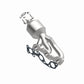 Catalytic Converter with Integrated Exhaust Manifold for HM Grade Federal / EPA Compliant Direct-Fit Manifold Catalytic