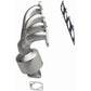 Catalytic Converter with Integrated Exhaust Manifold for HM Grade Federal / EPA Compliant Direct-Fit Manifold Catalytic