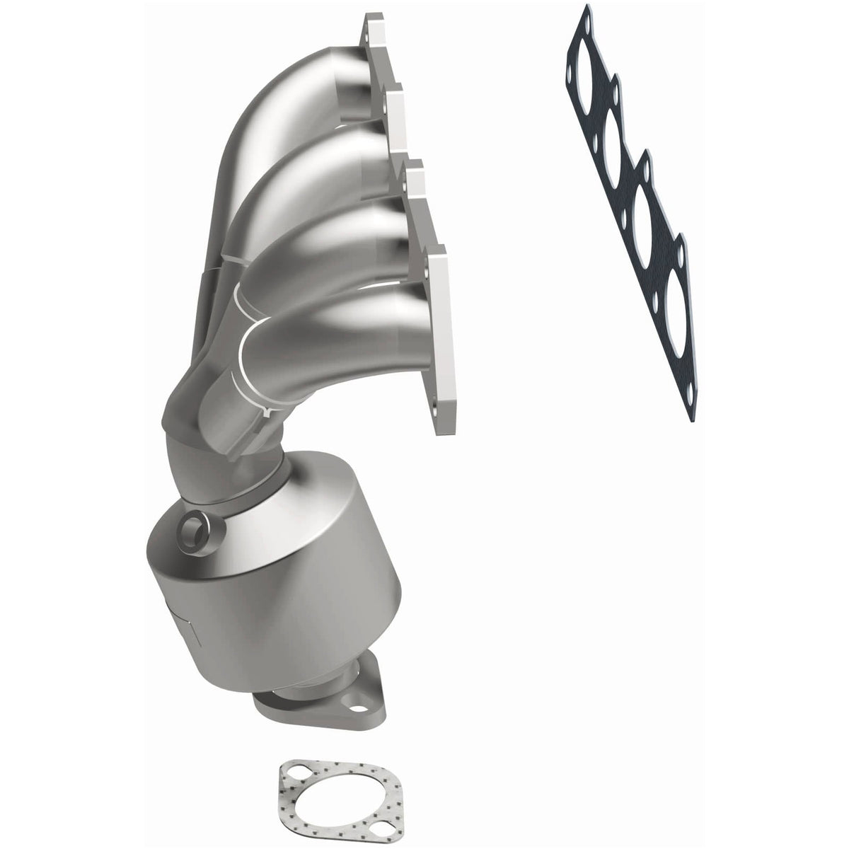 Catalytic Converter with Integrated Exhaust Manifold for HM Grade Federal / EPA Compliant Direct-Fit Manifold Catalytic