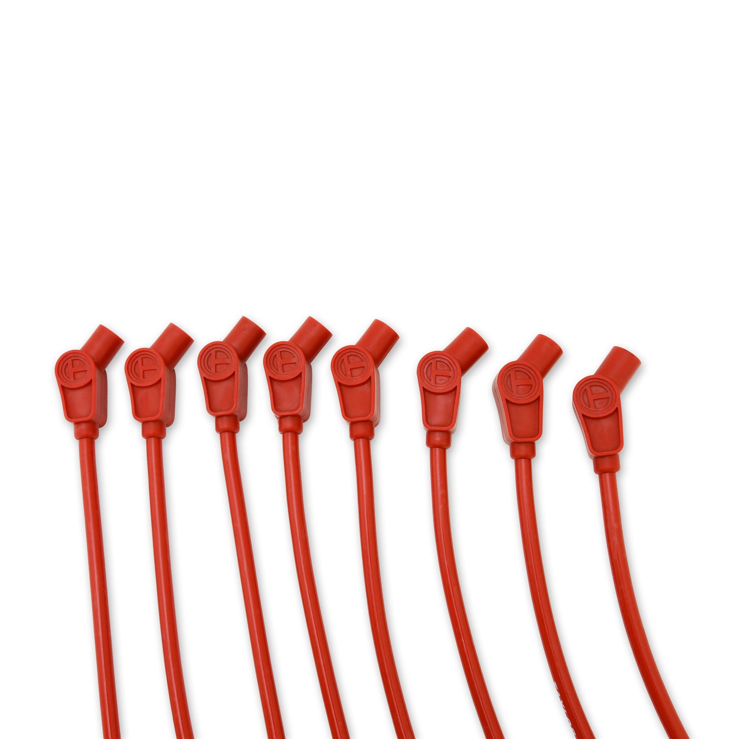 Spark Plug Wire Set Universal 8mm Silicone Spiro Pro 135? 350 ohm/ft Red 76246