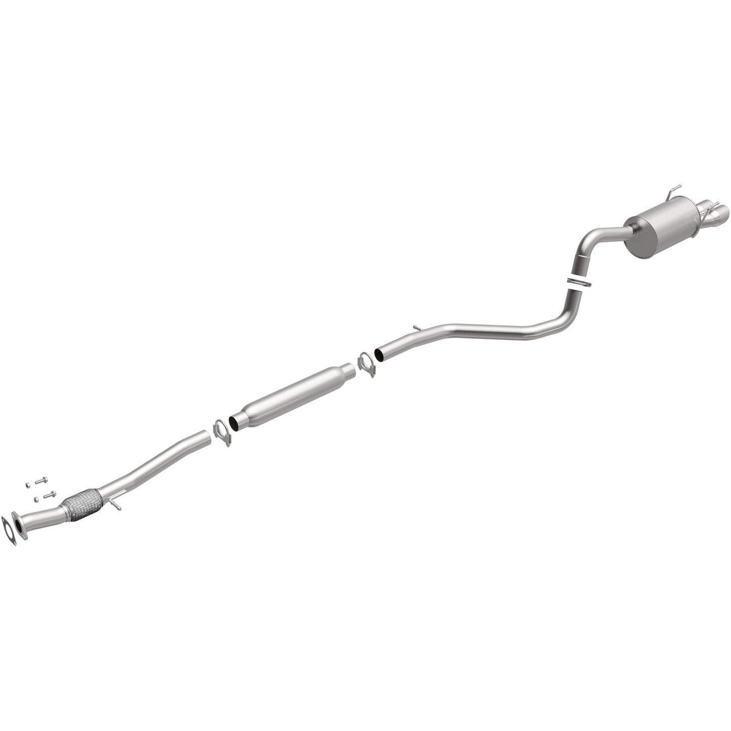 2012-2019 Fiat 500 Direct-Fit Replacement Exhaust System 106-0860