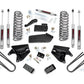 Fits Ford F-150 4WD (1980-1996) 4 Inch Lift Kit; Rear Blocks; 465.2