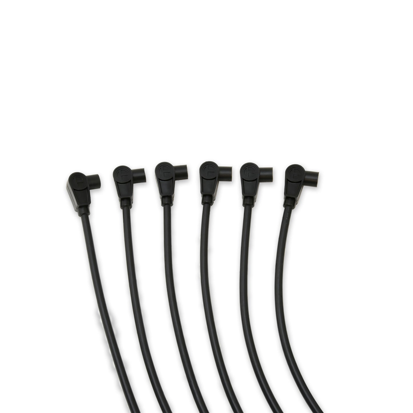 Spark Plug Wire Set Universal 8mm Silicone Spiro Pro 350 ohm/ft Black 72096