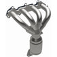 Catalytic Converter with Integrated Exhaust Manifold for HM Grade Federal / EPA Compliant Direct-Fit Manifold Catalytic
