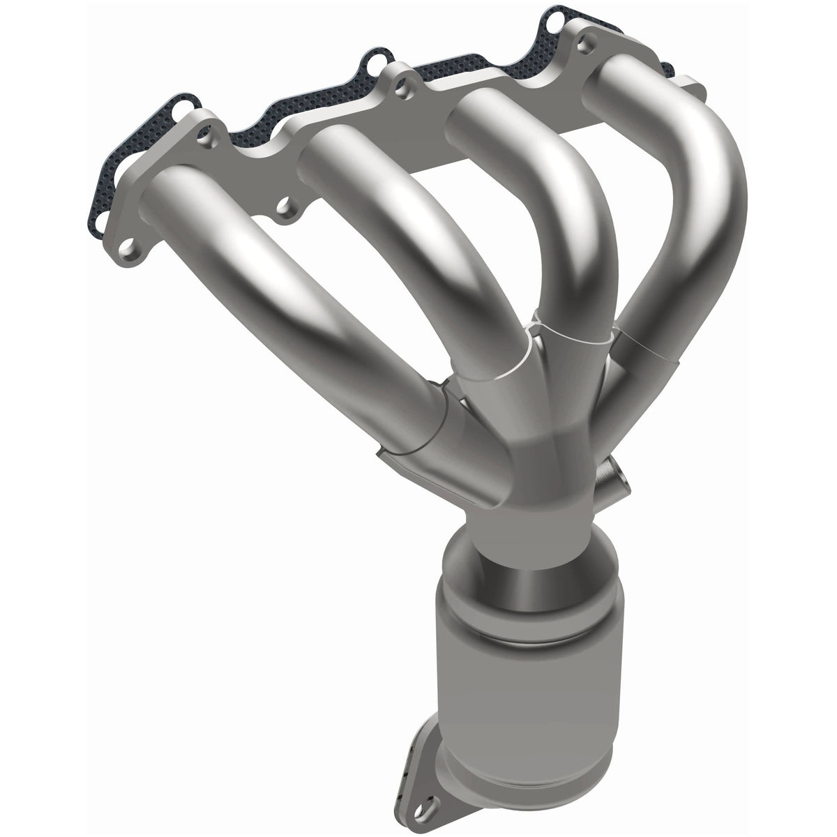 Catalytic Converter with Integrated Exhaust Manifold for HM Grade Federal / EPA Compliant Direct-Fit Manifold Catalytic