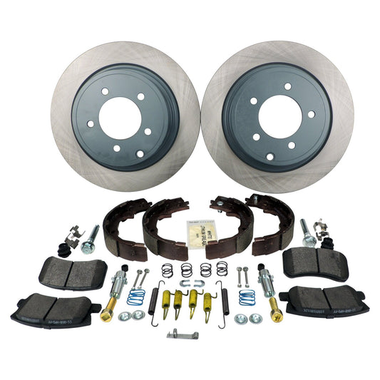 2007-2017 Jeep MK Compass w/ 11.89" Rotors Disc Brake Service Kit 4743999K