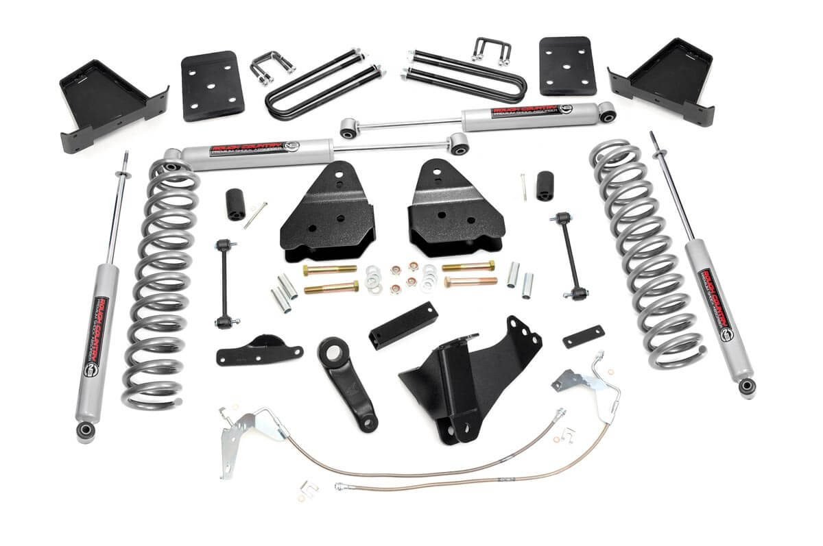Fits Ford F-250/F-350 Super Duty 4WD (2008-2010) 4.5 Inch Lift Kit; 478.2